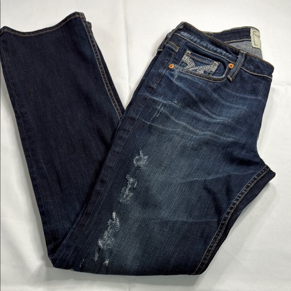 Big Star Blue Boot Cut Jeans with Embroidered Detail - Picture 2 of 8